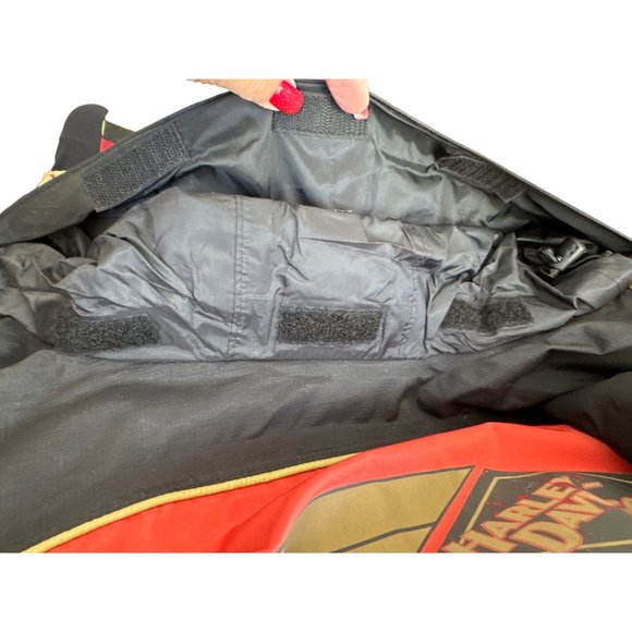 Harley-Davidson Women's Small Reflective Riding Zip Hooded Rain Parka Jacket - Picture 12 of 13